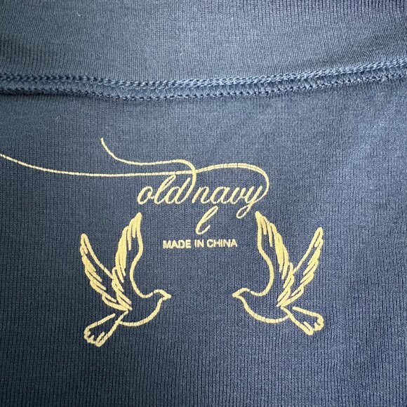 Old Navy V-Neck T-Shirt Womens Sz Large Blue Short Sleeve Soft Comfy Casual - Picture 5 of 8